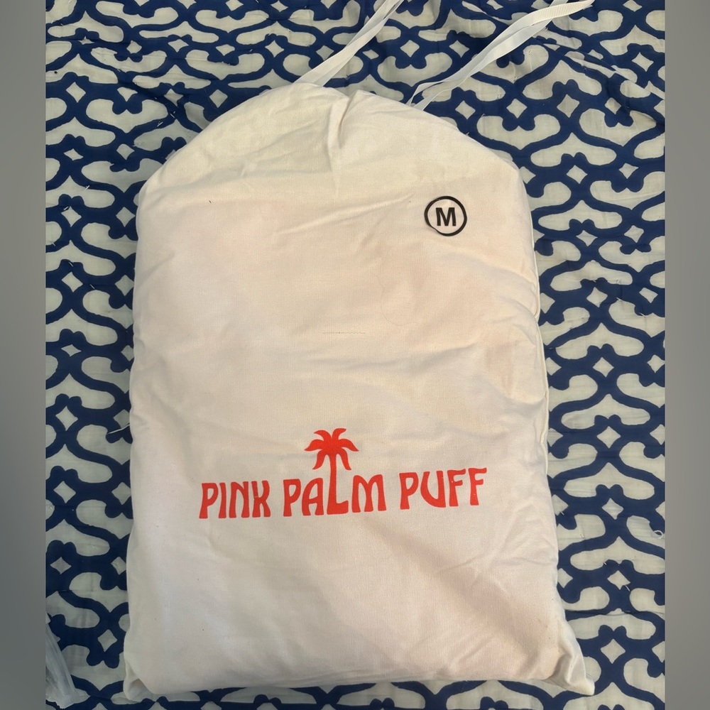 brand new pink palm puff hoodie!!
everything comes in waves hoodie 
NWT